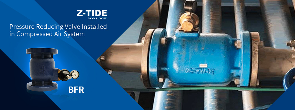 4'' pilot operated pressure reducing valve for compressed air system in Israel Z-Tide pilot operated pressure reducing valve for compressed air system